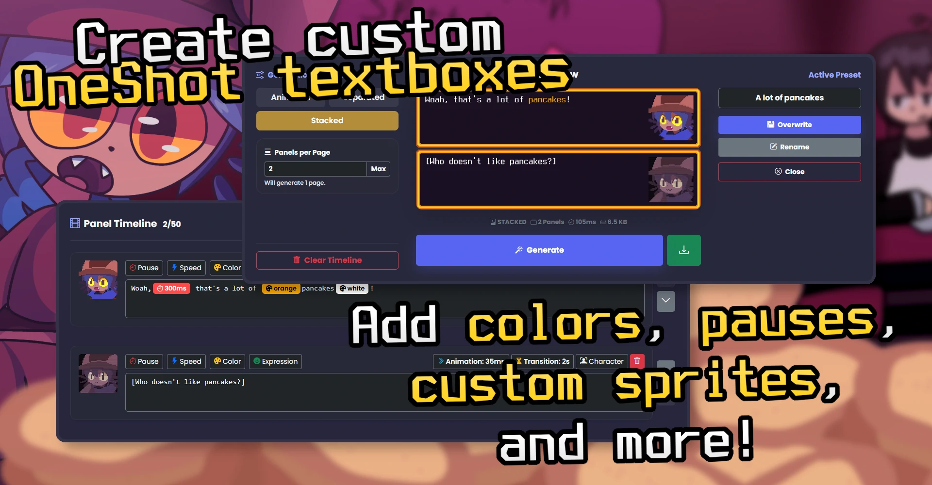 Textbox Generator Showcase